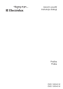 Instrukcja Electrolux EWS106540W Pralka