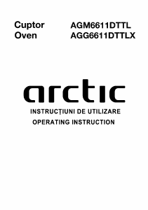 Manual Arctic AGG 6611 DTTLX Aragaz