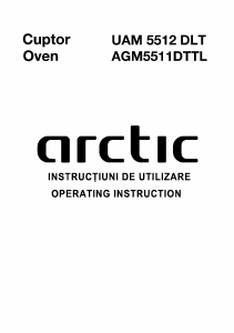 Manual Arctic AGM 5511 DTTL Aragaz