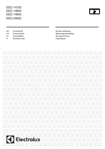Bruksanvisning Electrolux EED14700OX Varmeskuff