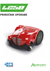 Priročnik Ambrogio L250 Vrtna kosilnica