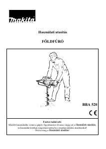 Használati útmutató Makita BBA520 Földfúró