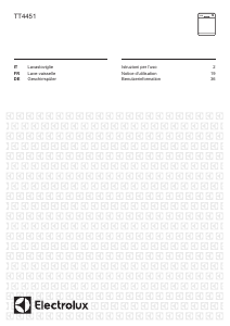 Manuale Electrolux TT4451 Lavastoviglie