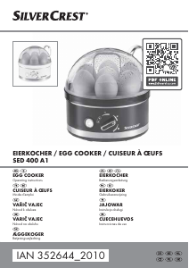 Mode d’emploi SilverCrest IAN 352644 Cuiseur à oeufs