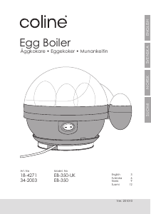 Bruksanvisning Coline EB-350 Eggkoker