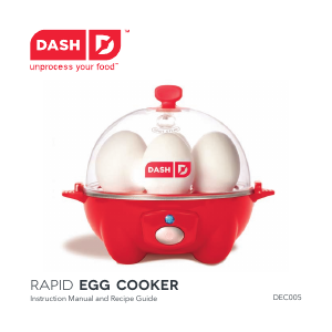 Manual Dash DEC005 Egg Cooker
