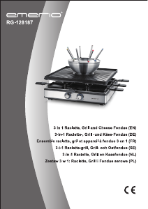 Manual Emerio RG-128187 Raclette Grill