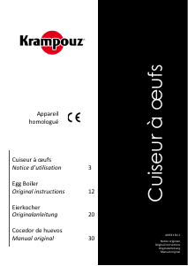 Bedienungsanleitung Krampouz BECIE1 Eierkocher