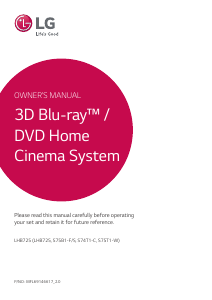 Manual LG LHB725 Home Theater System
