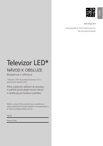 Manuál LG 65NANO813QA LED televize