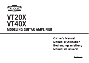 Bedienungsanleitung Vox VT20X Gitarrenverstärker