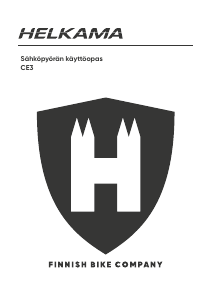 Käyttöohje Helkama CE3 Sähköavusteinen polkupyörä