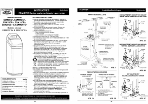 Handleiding Ecowater ESM25CE+ Waterzuiveraar