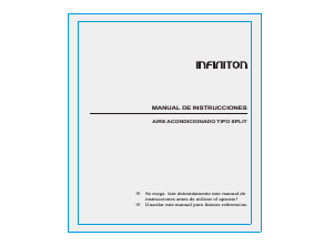 Manual Infiniton SPLIT-3724NA Air Conditioner