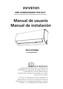 Handleiding Infiniton SPLIT-3725DM Airconditioner