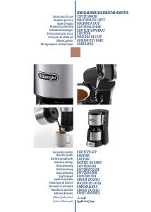 Bruksanvisning DeLonghi ICM 15240 Kaffebryggare