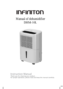Manual Infiniton DHM-10L Desumidificador