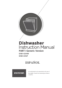 Manual de uso Infiniton DIW-42HW Lavavajillas