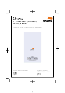 Manual de uso Cointra Optima 5L Caldera de gas