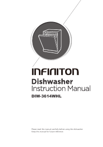 Manual Infiniton DIW-3614 WHL Máquina de lavar louça