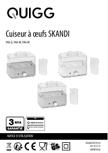 Mode d’emploi Quigg 946-W Cuiseur à oeufs