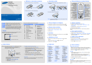 Rokasgrāmata Samsung SGH-M620 Mobilais tālrunis
