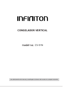 Manual Infiniton CV-51N Congelador