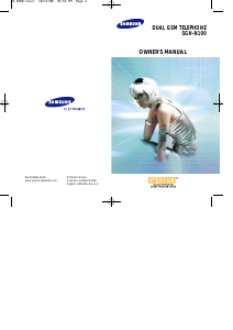 Manual Samsung SGH-N100GA Mobile Phone