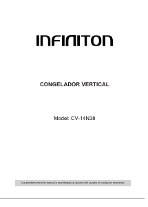 Manual Infiniton CV-14N38 Congelador