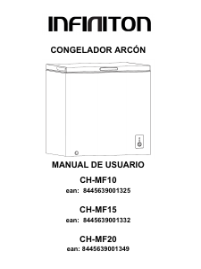 Manual Infiniton CH-MF15 Freezer