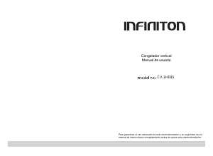 Manual Infiniton CV-1HE85 Congelador