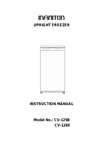 Manual Infiniton CV-128X Congelador