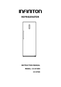 Manual Infiniton CV-873WH Congelador