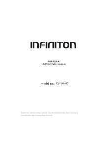Manual Infiniton CV-14H40 Congelador