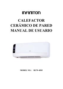 Manual Infiniton HCW-4505 Aquecedor