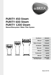 Manual de uso Brita Purity 600 Steam Purificador de agua