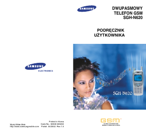 Instrukcja Samsung SGH-N620 Telefon komórkowy
