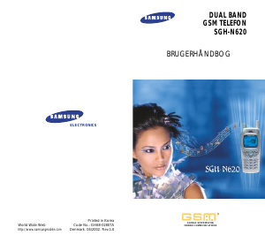 Brugsanvisning Samsung SGH-N620 Mobiltelefon