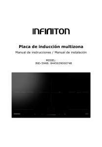 Manual de uso Infiniton IND-594B Placa
