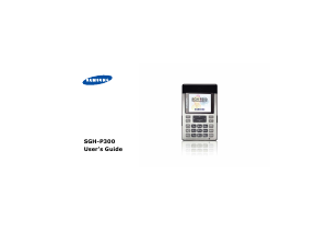 Handleiding Samsung SGH-P300 Mobiele telefoon