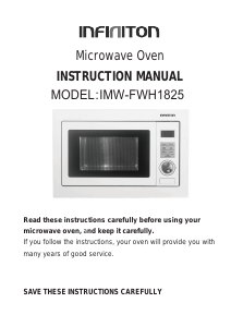 Manual Infiniton IMW-FWH1825 Micro-onda