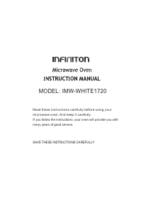 Manual Infiniton IMW-WHITE1720 Micro-onda