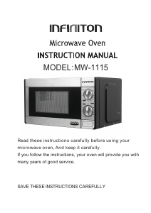 Manual Infiniton MW-1115 Micro-onda