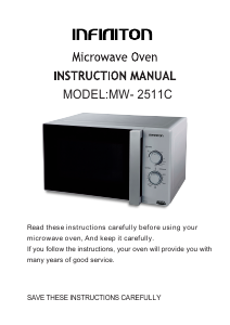 Manual Infiniton MW-2511C Micro-onda