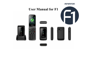 Manual Infiniton F1 Telefone celular