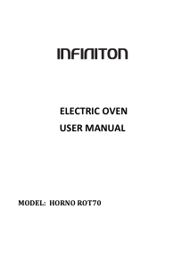 Manual Infiniton ROT70 Oven