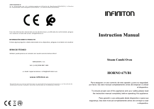 Manual Infiniton 67YB1 Oven