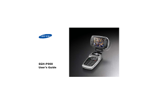 Handleiding Samsung SGH-P900 Mobiele telefoon