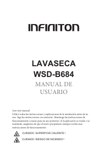 Handleiding Infiniton WSD-B684 Was-droog combinatie