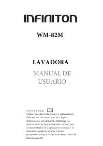 Manual de uso Infiniton WM-82M Lavadora